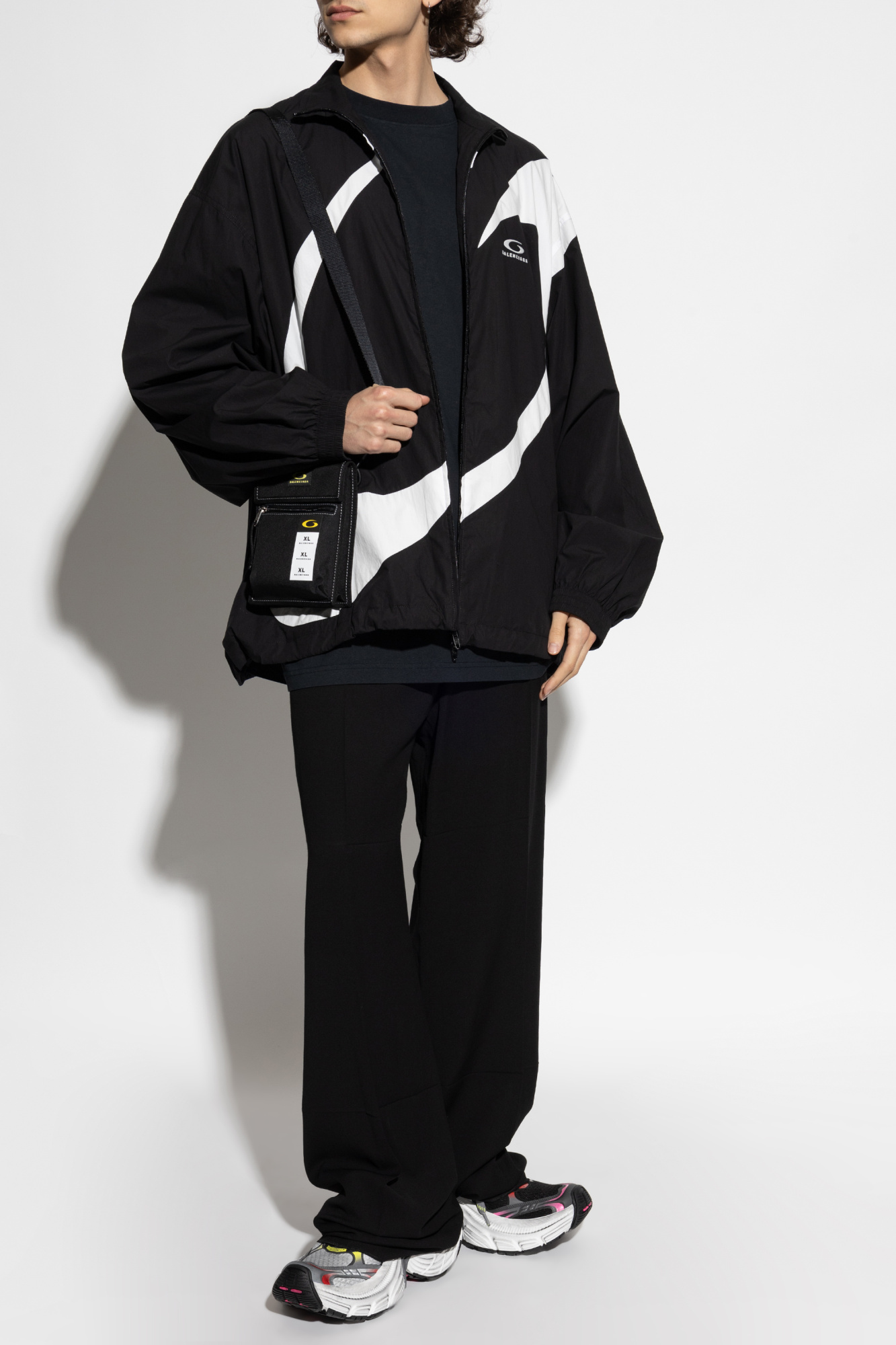 Black Jacket with stand-up collar Balenciaga - Vitkac AS